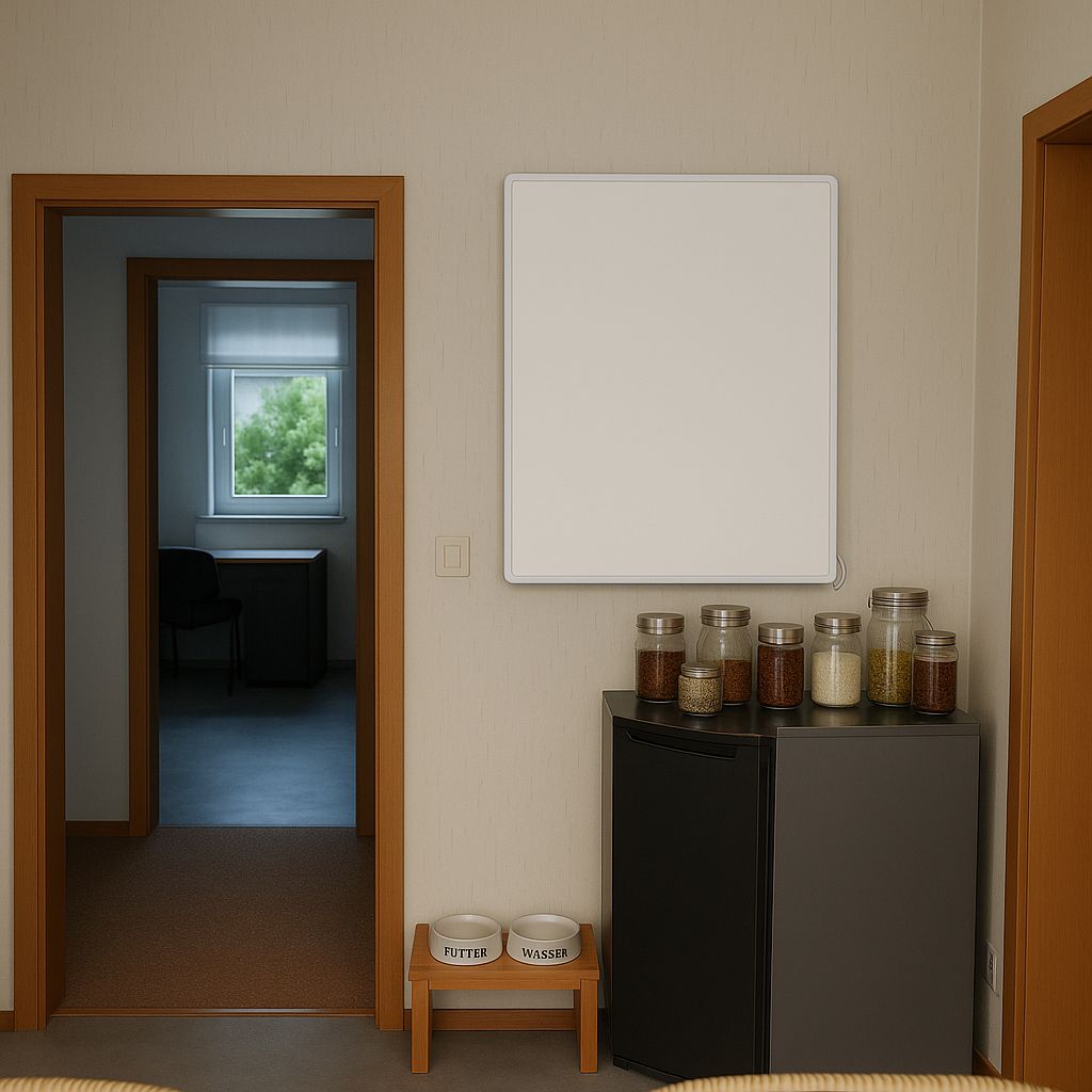 Elbo-therm Infrarotheizung in der Flchtlingsunterkunft Elbo-therm Infrarotheizung in der Flchtlingsunterkunft