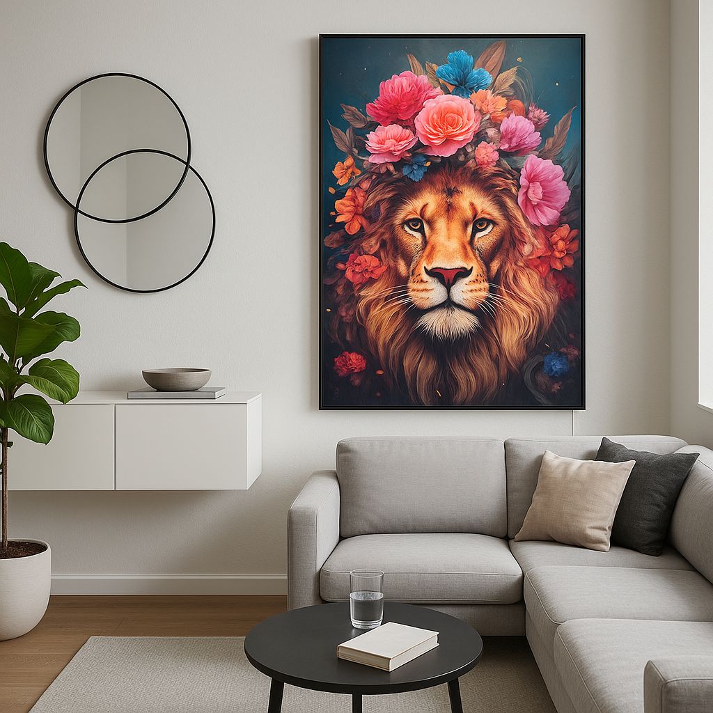 Infrarot Glasbildheizung |400 - 800 W|Lion is King Infrarot Glasbildheizung |400 - 800 W|Lion is King