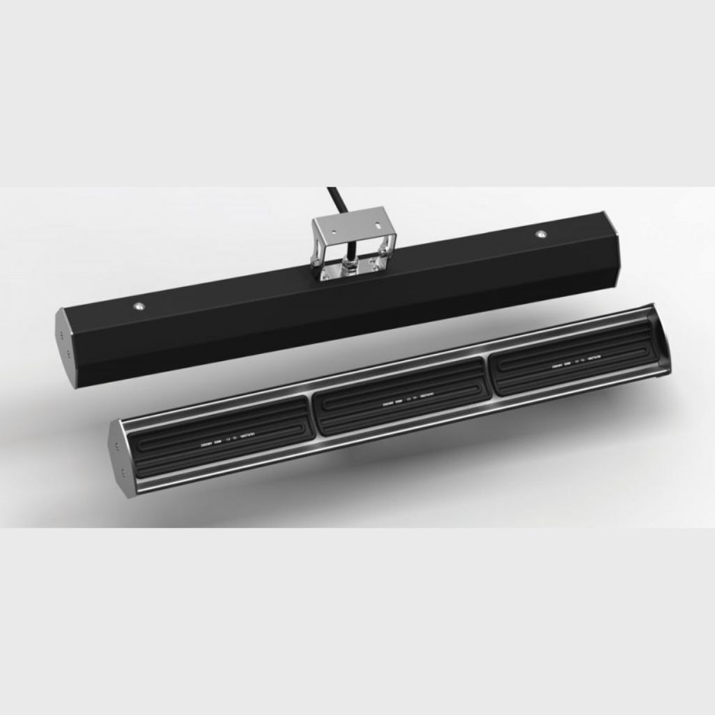 Keramikstrahler PubSun3 1950 Watt schwarz Keramikstrahler PubSun3 1950 Watt schwarz