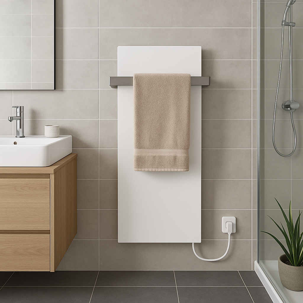 Infrarotheizung im Badezimmer