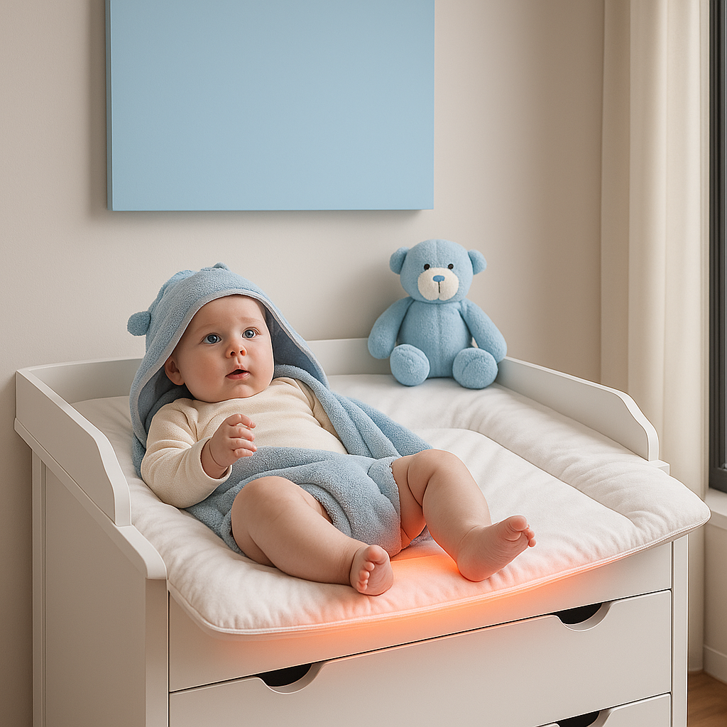 wickeltischheizung blau wickeltischheizung blau elbo-therm