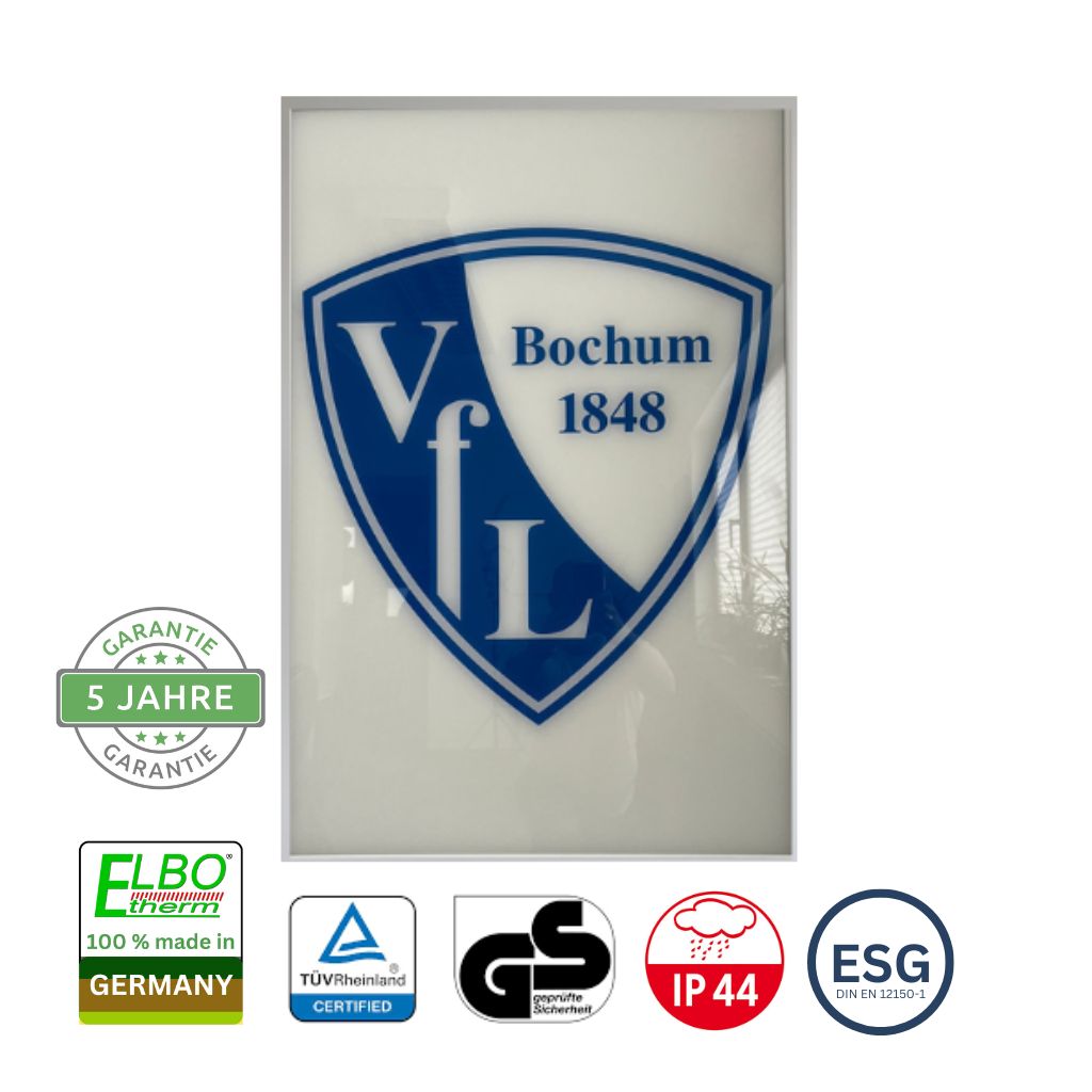 Infrarot Glasbilderheizung VFL Bochum (Partner SIKLA GmbH) Infrarot Glasbilderheizung VFL Bochum (Partner SIKLA GmbH)